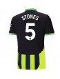 Manchester City John Stones #5 Venkovní Dres 2024-25 Krátký Rukáv